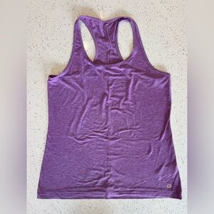 Gap Fit Breath Tank Top - Heathered Purple - Large